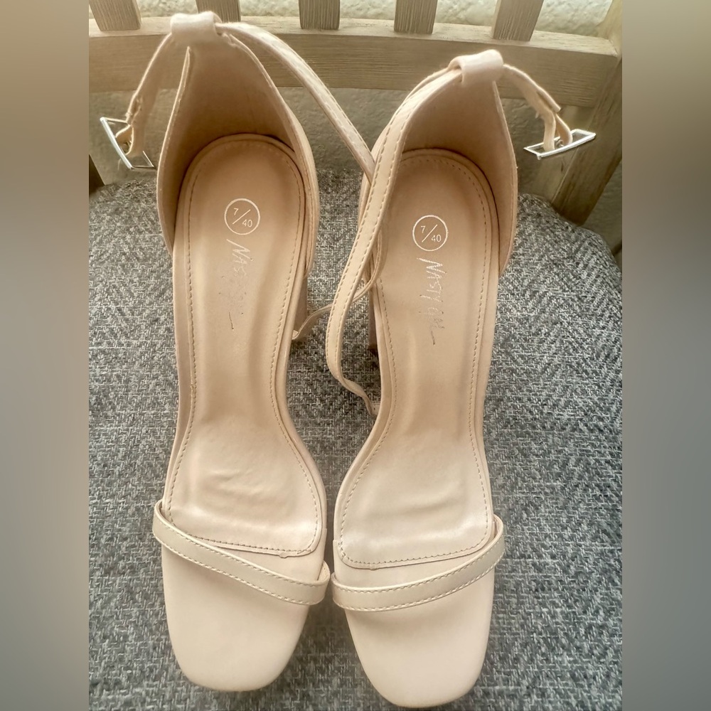 Nasty Gal Nude Heels